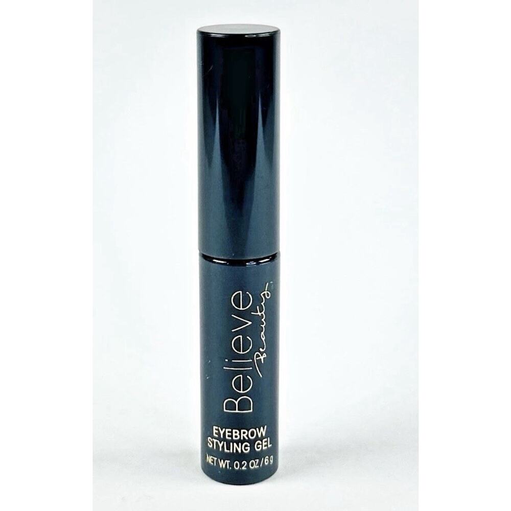 Believe Beauty Eyebrow Styling Gel Dark Brown 0.2oz Tinted Brow Mascara New
